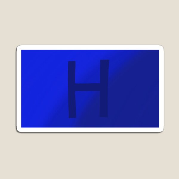 Item preview, Dark Blue H with Gradient Background designed and sold by MusicQueen17.