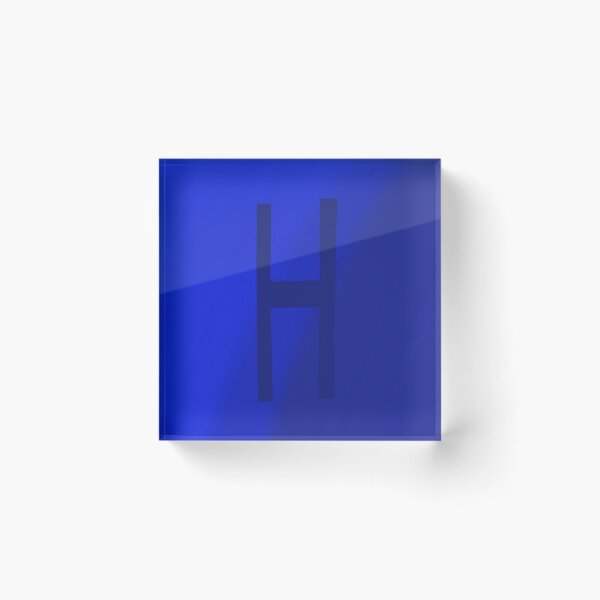 Item preview, Dark Blue H with Gradient Background designed and sold by MusicQueen17.