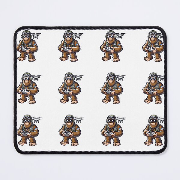 Item preview, Bigfoot as a drone pilot flying a drone designed and sold by BrinaandPops.