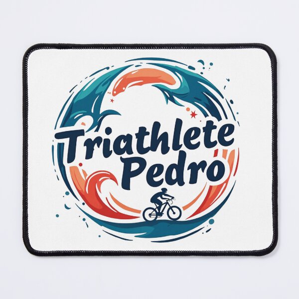 Item preview, Dynamic Triathlete Pedro - Swim, Bike, Run designed and sold by Triathlongram.