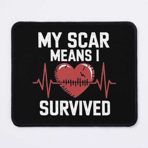 Item preview, Heart Surgery Survivor Design with Inspirational Message designed and sold by love3617.