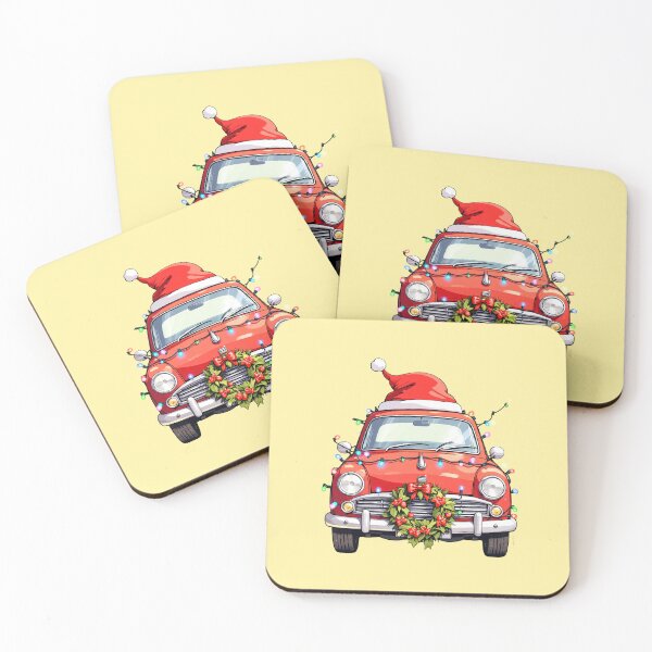 Item preview, Jolly Car A Kawaii Christmas Wonderland designed and sold by kahida.