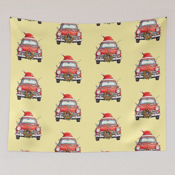 Item preview, Jolly Car A Kawaii Christmas Wonderland designed and sold by kahida.