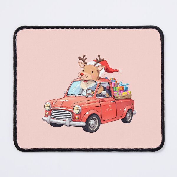 Item preview, Reindeer Ride A Kawaii Car Full of Cheer designed and sold by kahida.