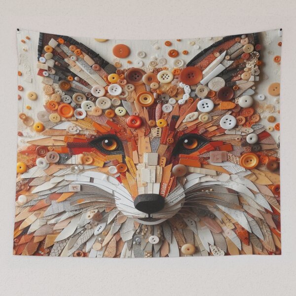 Item preview, Rustic Fox Collage– Perfect Gift designed and sold by Imaginarium of Chaos falcon88 .