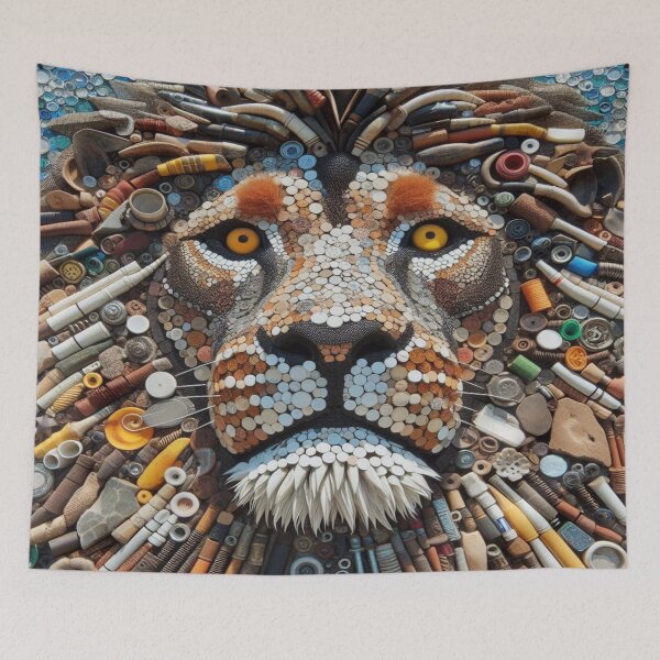 Item preview, Regal Scrap Lion– Perfect Gift designed and sold by Imaginarium of Chaos falcon88 .