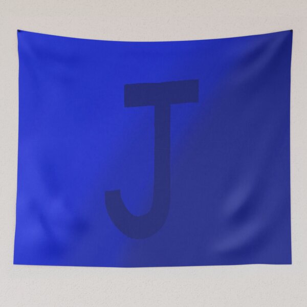 Item preview, Dark Blue J with Gradient Background designed and sold by MusicQueen17.