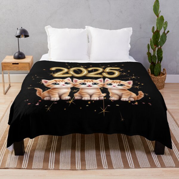 Item preview, Cat 2025 New Year designed and sold by Crazy Before Cats.
