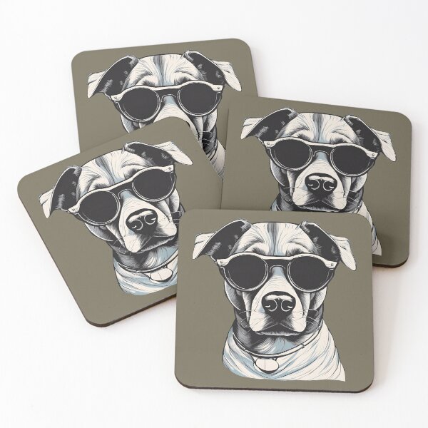 Item preview, Cool Dog in Sunglasses - Vintage Style Art designed and sold by pnidesign.