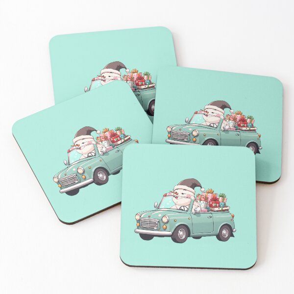 Item preview, Jolly Snowman's Sleigh Ride Turquoise Dreams designed and sold by kahida.