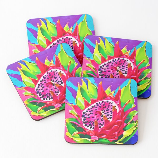 Item preview, Neon Dragon Fruit Splendor designed and sold by Health And Fitness Posts e-Store.