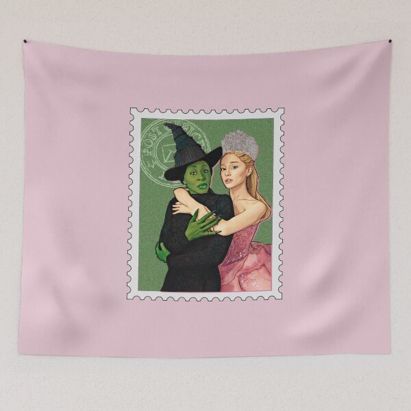 Item preview, Wicked Movie Glinda and Elphaba Postage Stamp  designed and sold by baranskini.