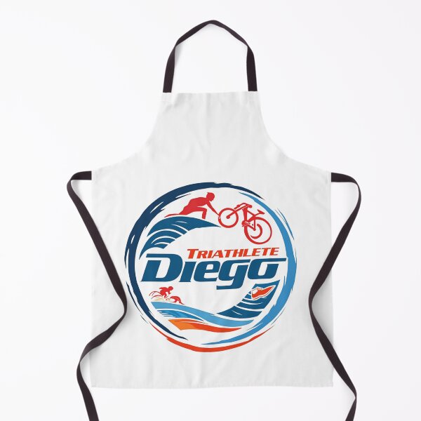 Artikelvorschau, Dynamischer Triathlet Diego – Schwimmen, Radfahren, Laufen entworfen und verkauft von Triathlongram.
