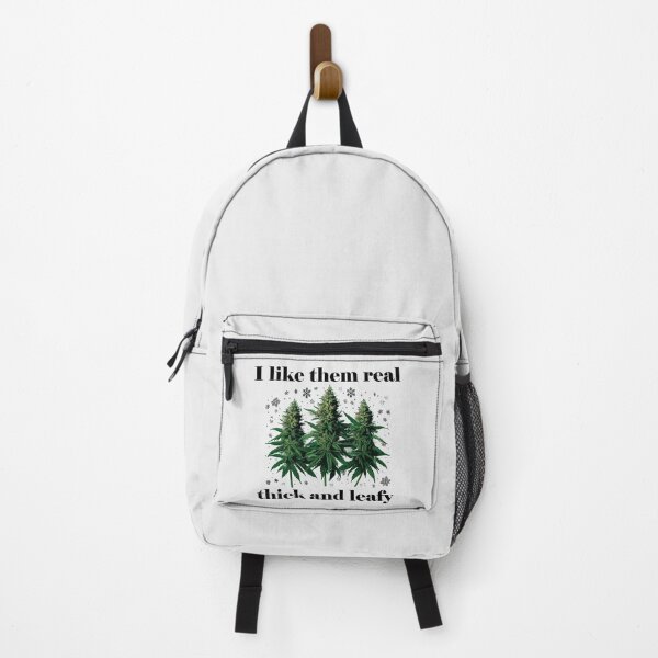 Item preview, cannabis holiday design " I like them real thick and leafy" designed and sold by EccentricsByE.