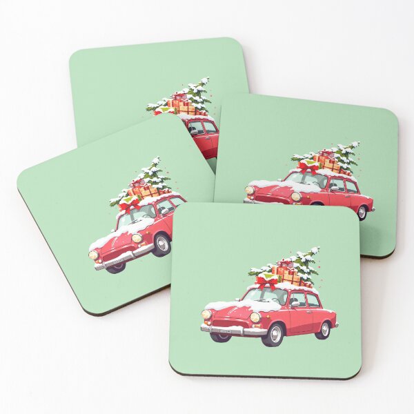 Item preview, Snowy Joyride Kawaii Christmas Caravan designed and sold by kahida.