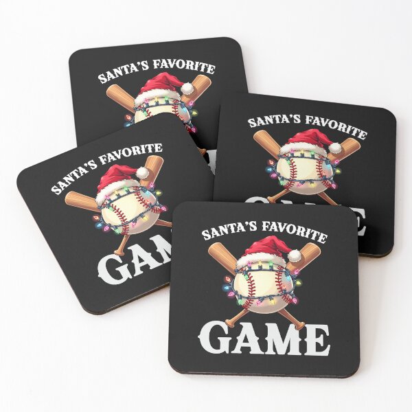 Item preview, Santa's favorite game baseball designed and sold by marfanna.