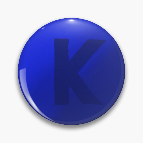 Item preview, Dark Blue K with Gradient Background designed and sold by MusicQueen17.