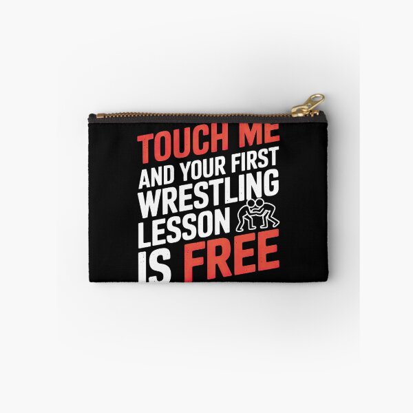 Item preview, Touch Me Wrestling Humor Design for Grappling Fans designed and sold by Hananiah Merch.
