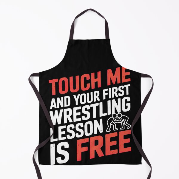 Item preview, Touch Me Wrestling Humor Design for Grappling Fans designed and sold by Hananiah Merch.