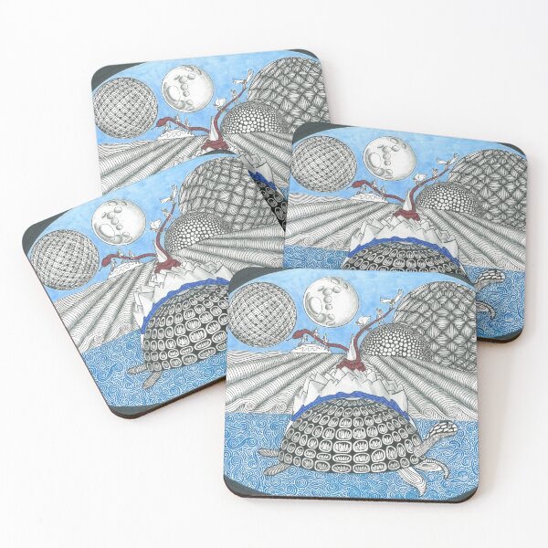 Item preview, Kurma Avatar & Turtle Island designed and sold by mycelialmusings.