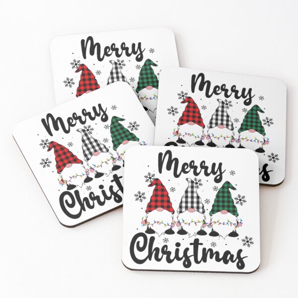 Item preview,  Festive Gnome Christmas Design - Plaid Hats & Twinkling Lights designed and sold by Colorten.