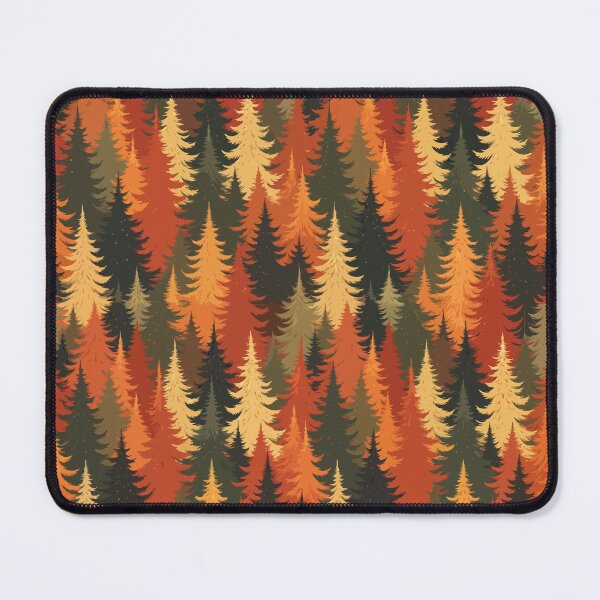 Item preview, Trees, firs, repeating pattern, Christmas, winter, winter holidays, pine trees, forest, mountain designed and sold by Collagedream.
