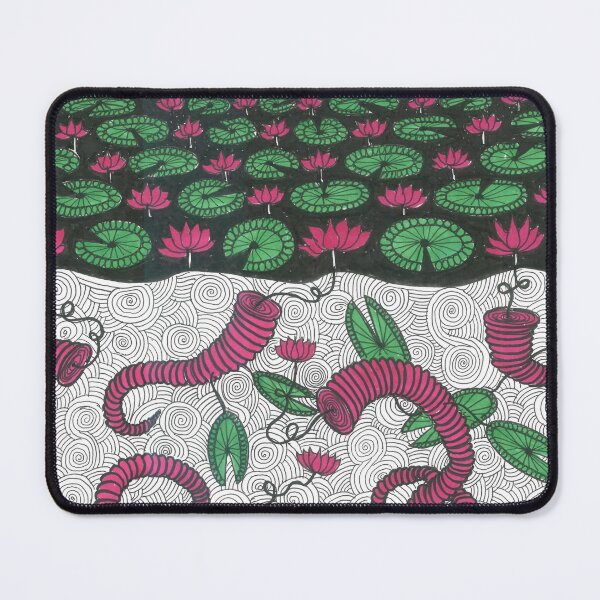 Item preview, Moonrise on the planet of the lotus worms designed and sold by mycelialmusings.