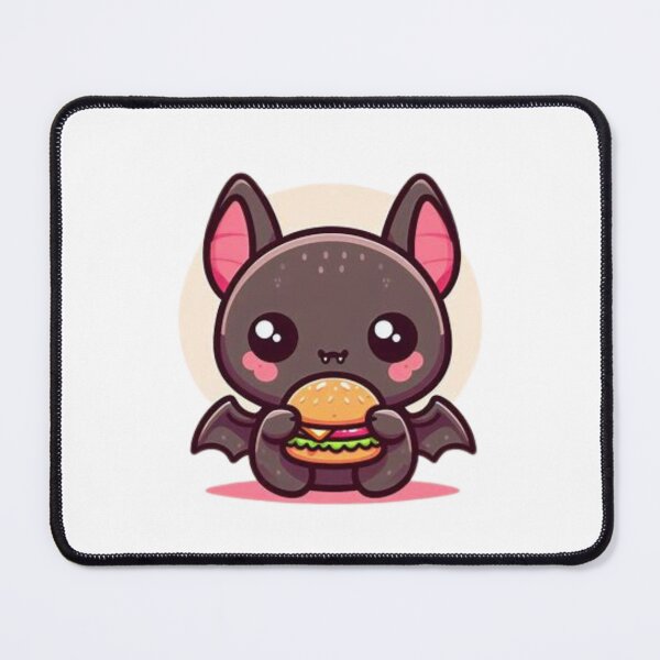 Item preview, bat eating burger designed and sold by Eternalski.