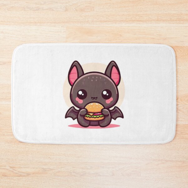 Item preview, bat eating burger designed and sold by Eternalski.