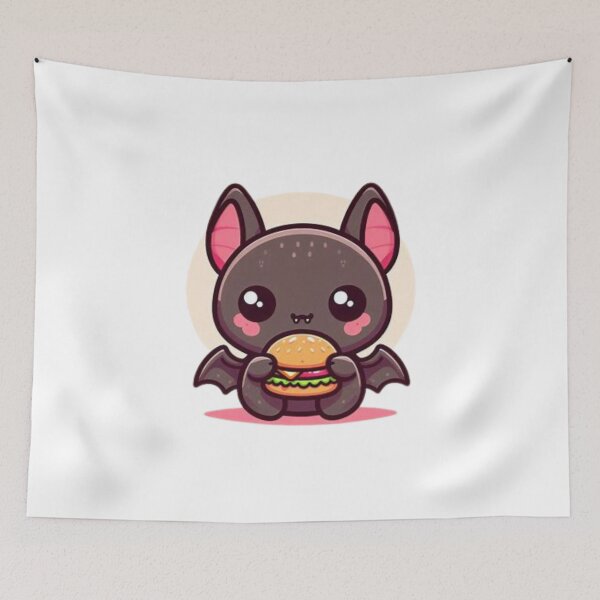 Item preview, bat eating burger designed and sold by Eternalski.