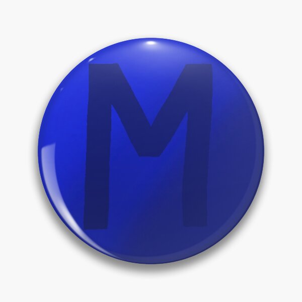 Item preview, Dark Blue M with Gradient Background designed and sold by MusicQueen17.