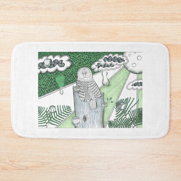 Item preview, Great Gray Owl outside my PNW window designed and sold by mycelialmusings.