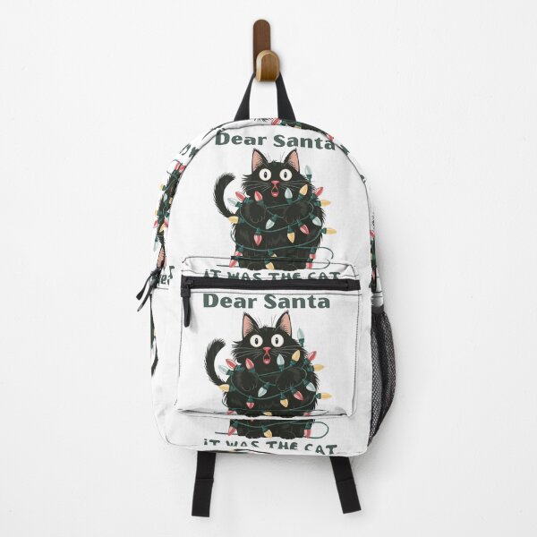 Item preview, Funny Christmas Cat, Meowy Christmas, Santa's little helper, Be happy designed and sold by KolorellaS.