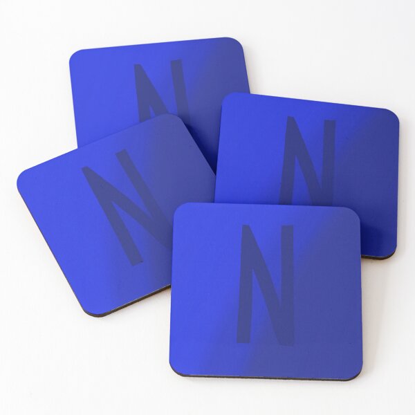 Item preview, Dark Blue N with Gradient Background designed and sold by MusicQueen17.