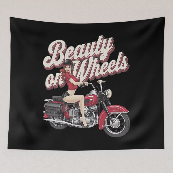 Item preview, Beauty on wheels - Just ride - Chopper garage - cafe racer styling - highway to hell - Chop shop - Born to race designed and sold by JansenGS.