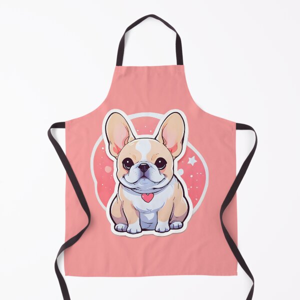 Item preview, Cute French Bulldog Pink Pastel Heart Stars designed and sold by puppypastel.