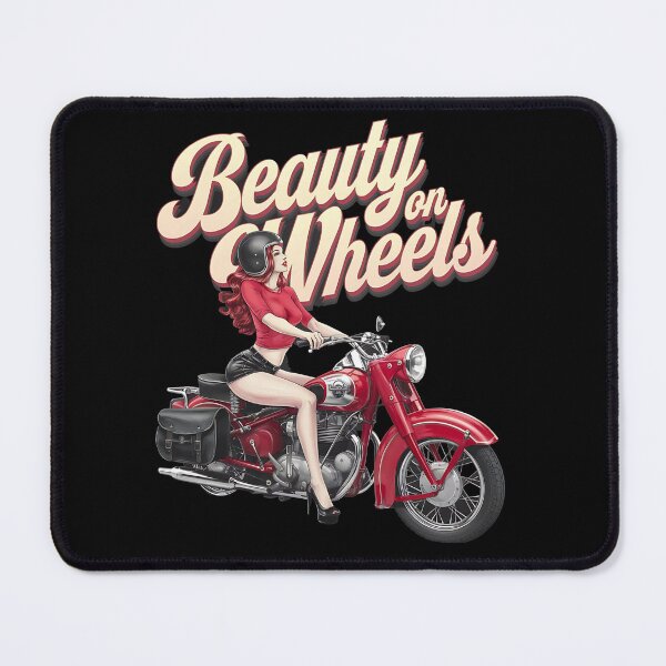 Item preview, Beauty on wheels - Just ride - Chopper garage - Bike garage - Pin-up chopper - Chopper garage - Pin-up biker - American Pin-up designed and sold by JansenGS.