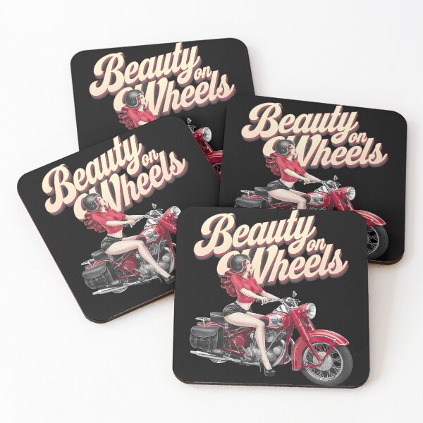 Item preview, Beauty on wheels - Just ride - Chopper garage - Bike garage - Pin-up chopper - Chopper garage - Pin-up biker - American Pin-up designed and sold by JansenGS.
