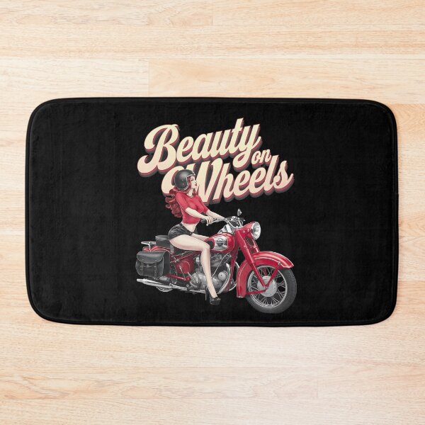 Item preview, Beauty on wheels - Just ride - Chopper garage - Bike garage - Pin-up chopper - Chopper garage - Pin-up biker - American Pin-up designed and sold by JansenGS.