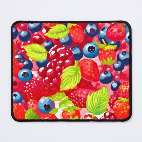 Item preview, Colorful Berry Pattern designed and sold by Health And Fitness Posts e-Store.