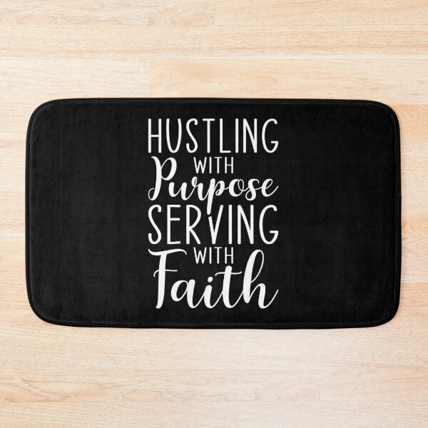 Item preview, Hustling with Purpose, Serving with Faith - Inspirational Message for Go-Getters designed and sold by chantastical.