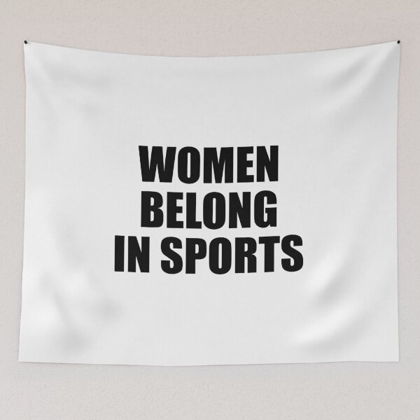 Item preview, Women Belong in Sports designed and sold by Inspirationmotivation.