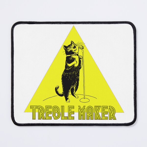 Item preview, Treble Maker - Funny Singing Cat or a Joke for a Singer designed and sold by Tee-rritory.