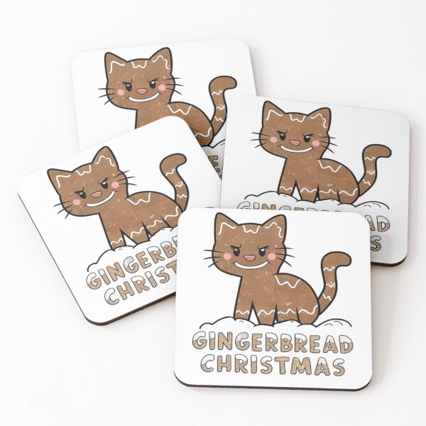 Item preview, Gingerbread Kitty Retro Christmas Gifts designed and sold by Piotr Rosiak.