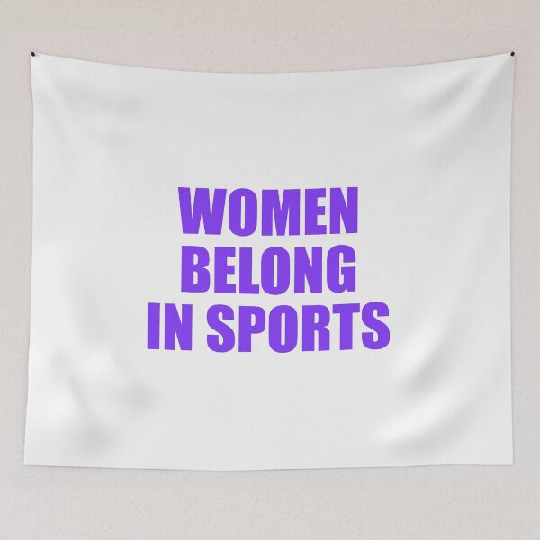 Item preview, Women Belong in Sports designed and sold by Inspirationmotivation.