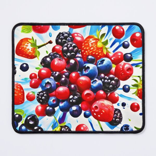 Item preview, Colorful Berry Fiesta Design designed and sold by Health And Fitness Posts e-Store.