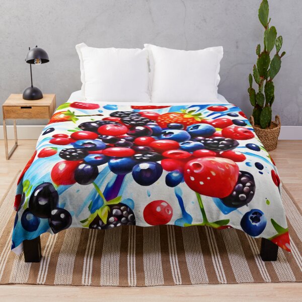 Item preview, Colorful Berry Fiesta Design designed and sold by Health And Fitness Posts e-Store.