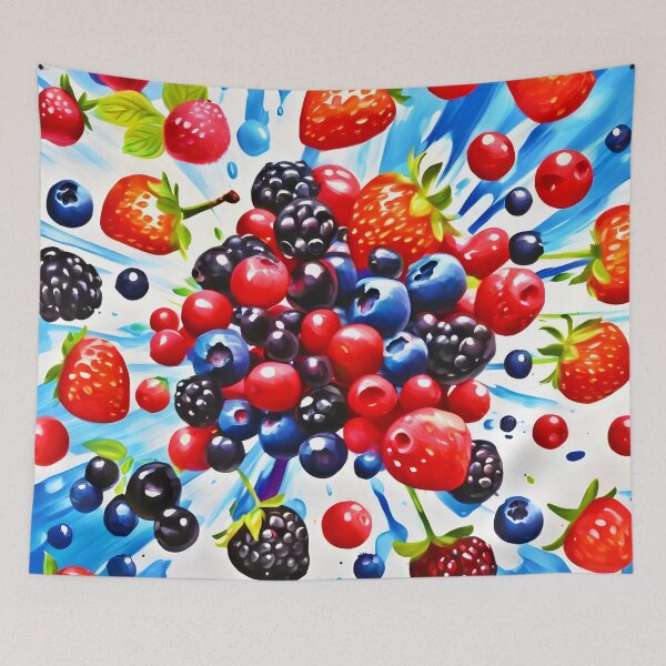Item preview, Colorful Berry Fiesta Design designed and sold by Health And Fitness Posts e-Store.