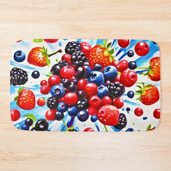 Item preview, Colorful Berry Fiesta Design designed and sold by Health And Fitness Posts e-Store.