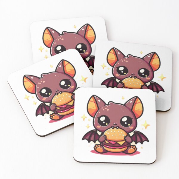 Item preview, bat eating burger designed and sold by Eternalski.